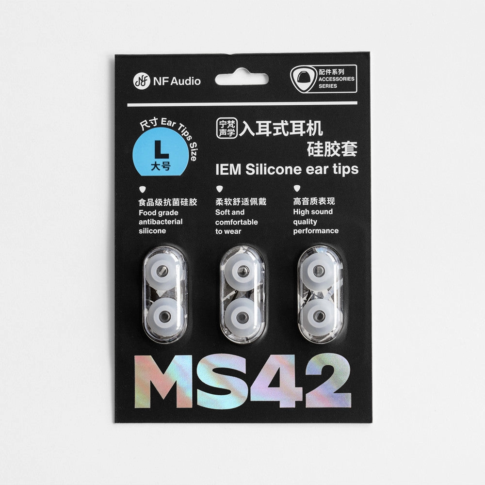 NF Audio MS42 IEMs Silicone Eartips For Nozzle 4.5mm-6mm
