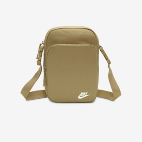 NIKE | HERITAGE CROSSBODY BAG (4L) { PARACHUTE BEIGE/SUMMIT WHITE