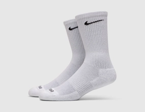 Nike Everyday Plus Cushioned Socks White / Black (3-Pack)