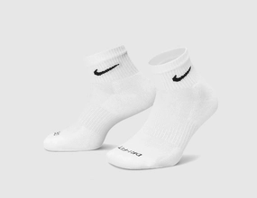 Nike Traning Ankle Socks 3 Pack White / Black