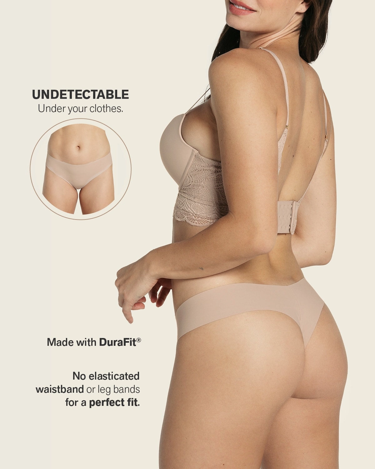 No Ride-Up Seamless Thong Panty