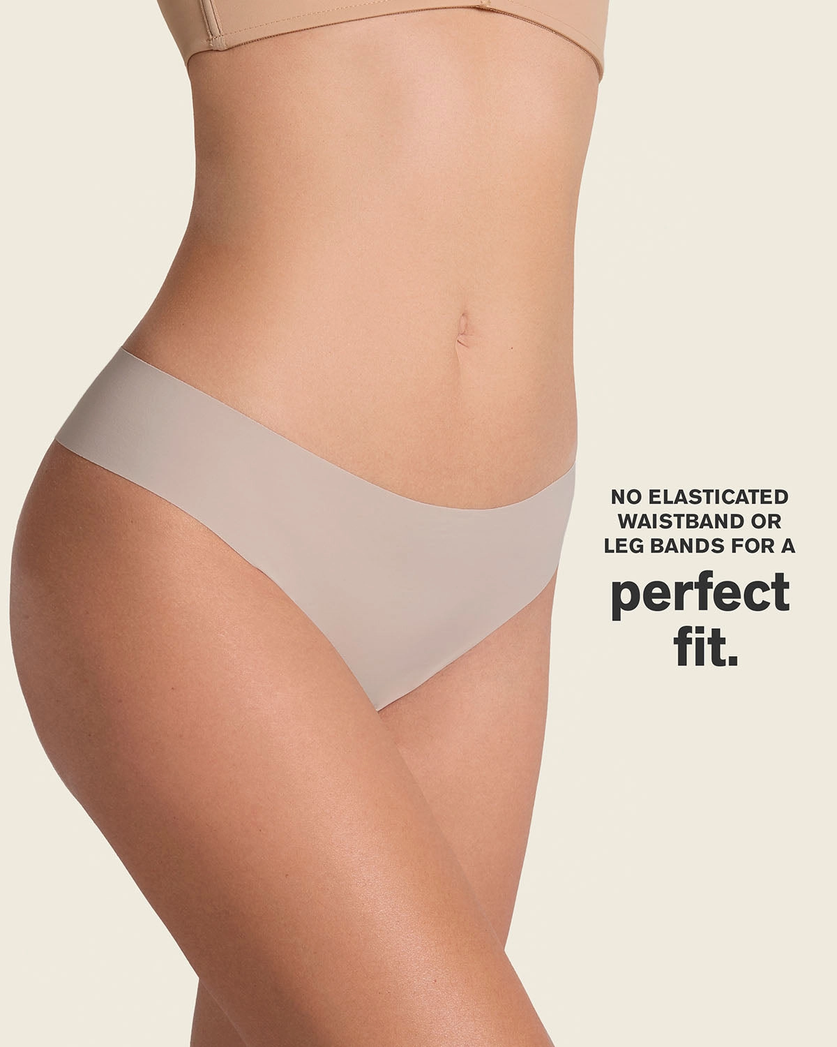 No Ride-Up Seamless Thong Panty