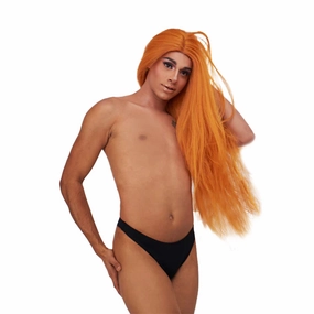 Origami Compression Mesh Gaff Thong