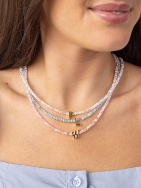 Paris Initial Necklaces