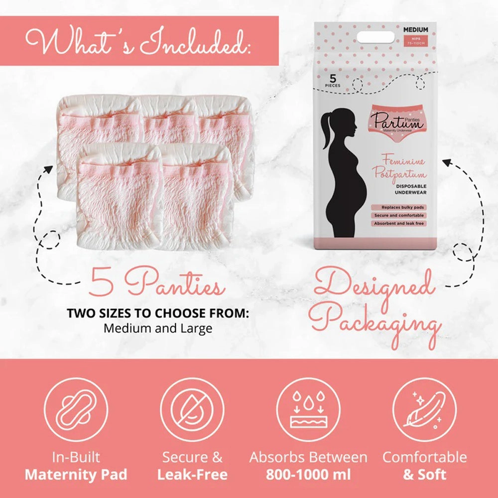 Partum Panties Disposable Underwear
