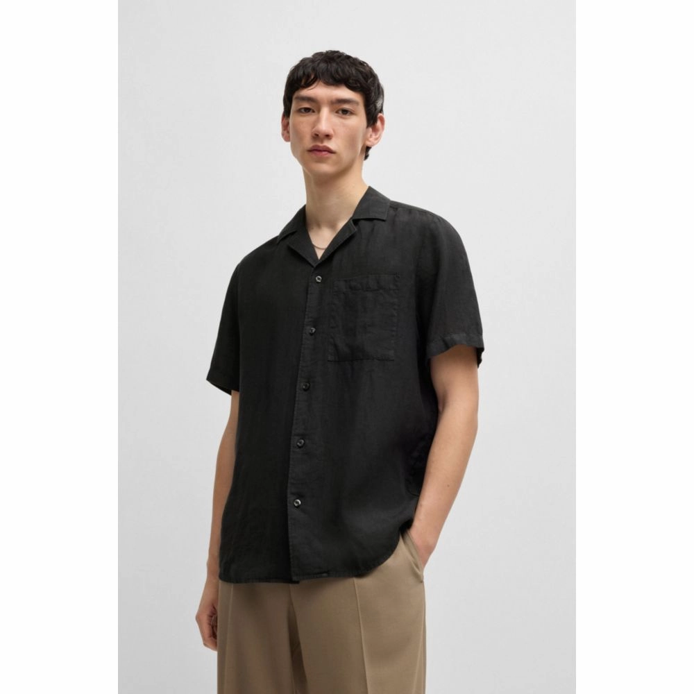 Relaxed-fit multi-occasional shirt in linen
