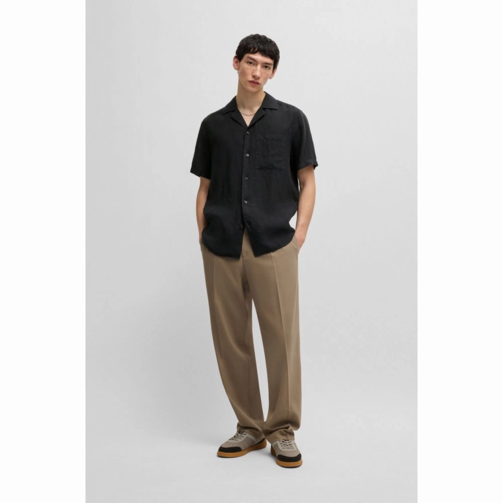 Relaxed-fit multi-occasional shirt in linen