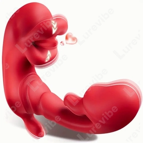 Rose Muncher Biting Mouth Wearable G Spot Vibrator