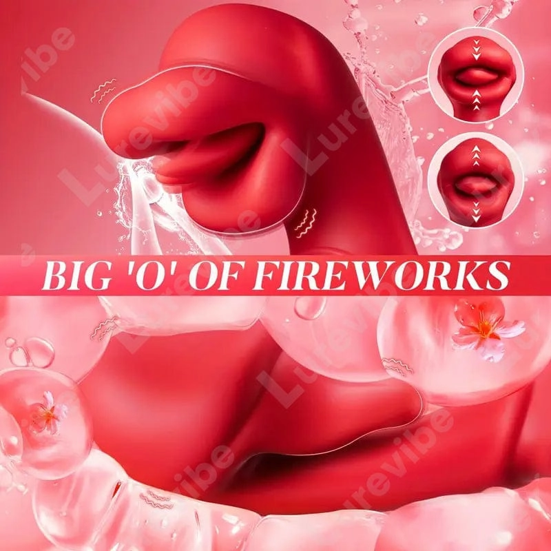 Rose Muncher Biting Mouth Wearable G Spot Vibrator
