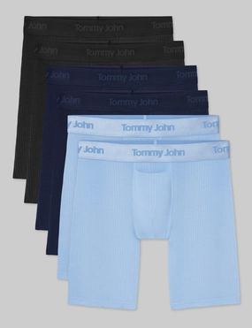 Second Skin Luxe Rib Boxer Brief 8 (6-Pack)