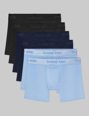 Second Skin Luxe Rib Trunk 4 (6-Pack)