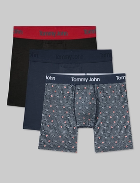 Second Skin Mid-Length Boxer Brief 6 (3-Pack)