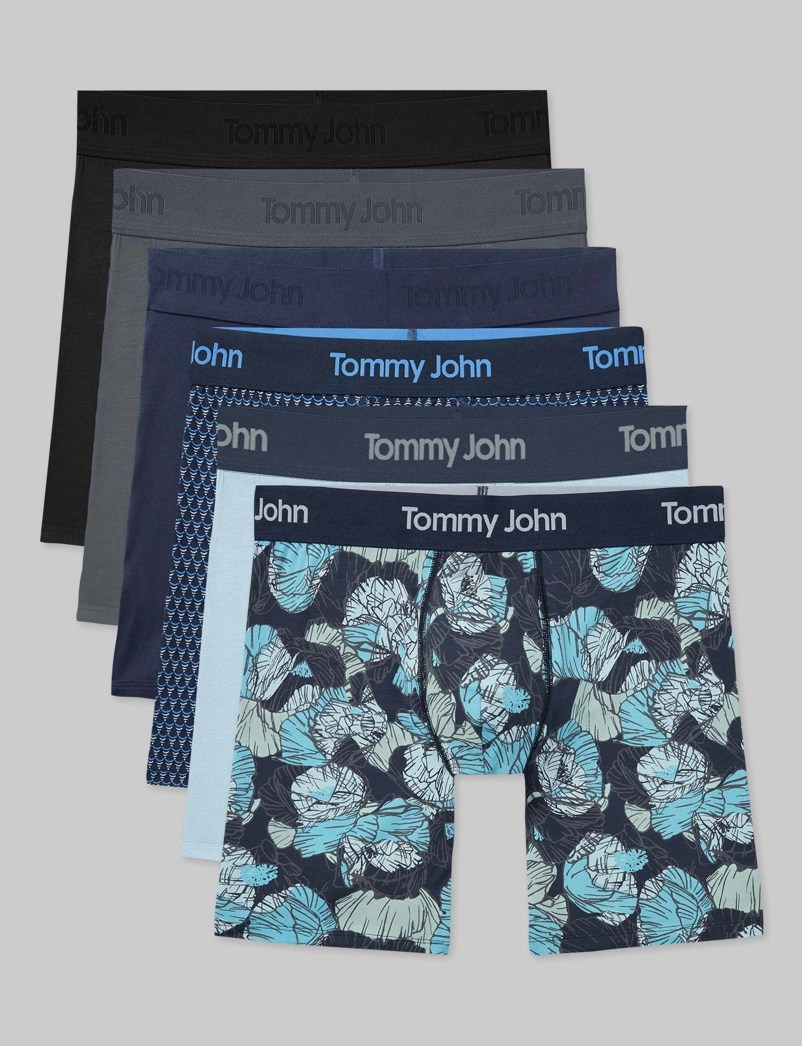 Second Skin Mid-Length Boxer Brief 6 (6-Pack)