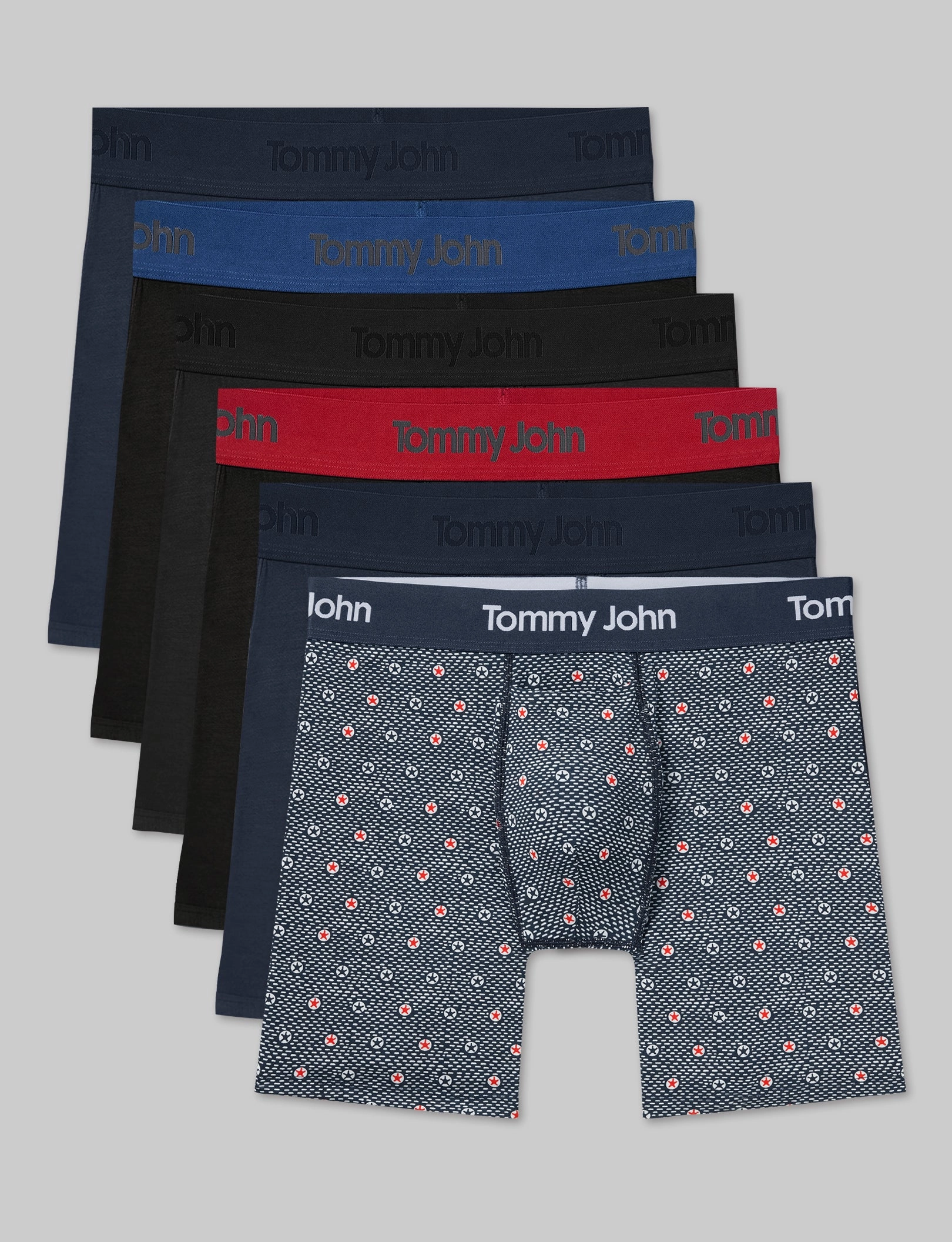 Second Skin Mid-Length Boxer Brief 6 (6-Pack)