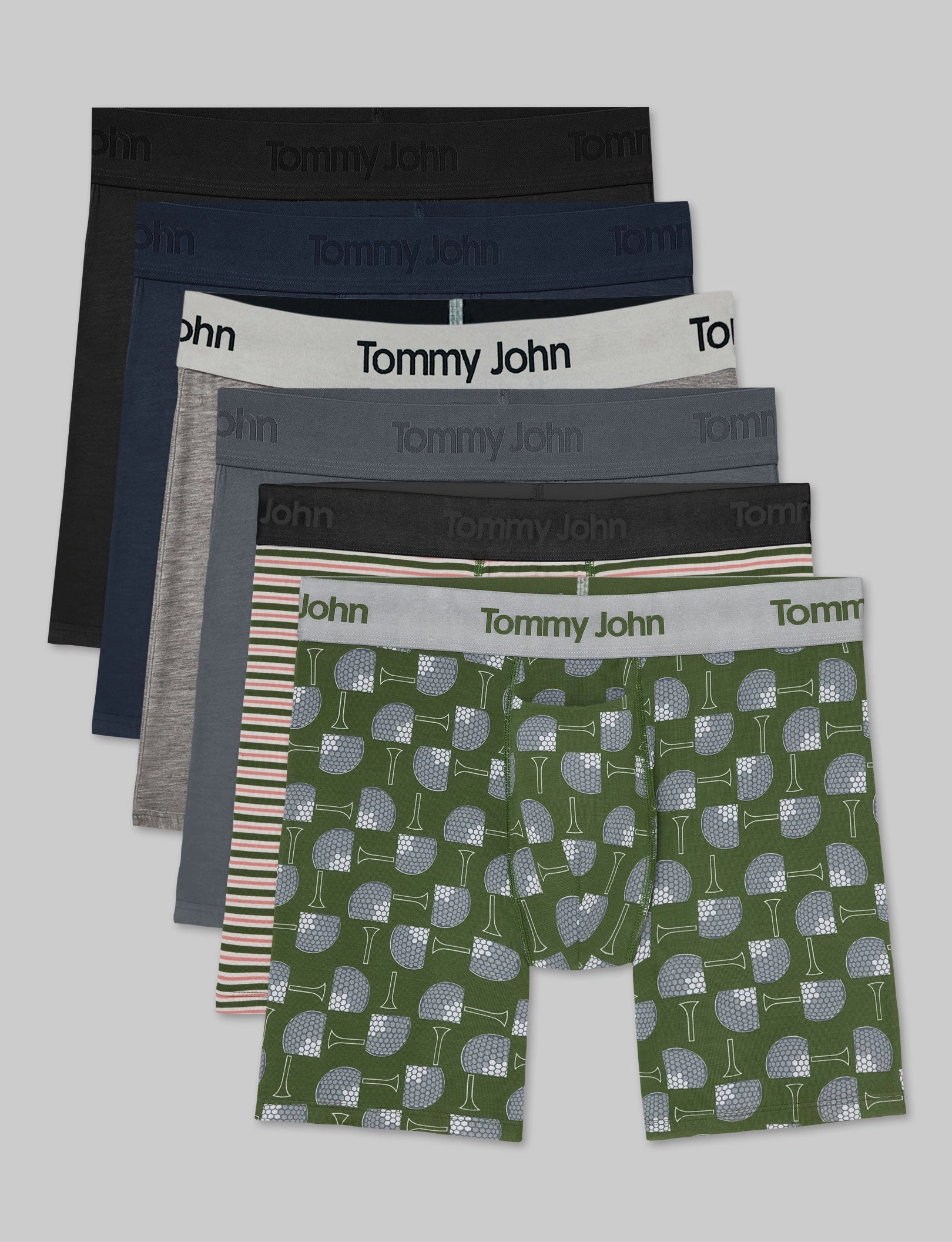 Second Skin Mid-Length Boxer Brief 6 (6-Pack)