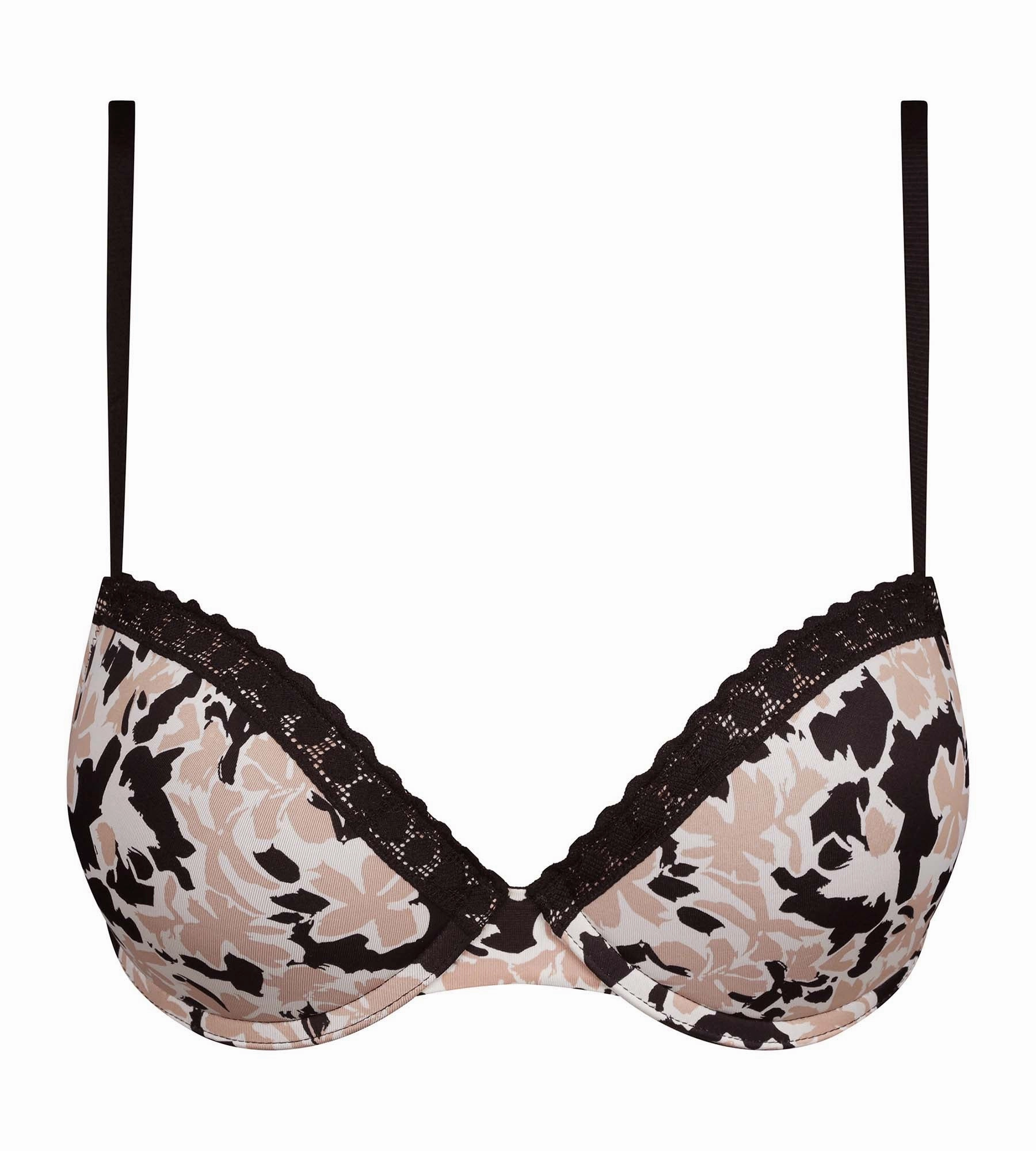 Soutien-gorge corbeille à armatures Nude au motif floral Daily Micro