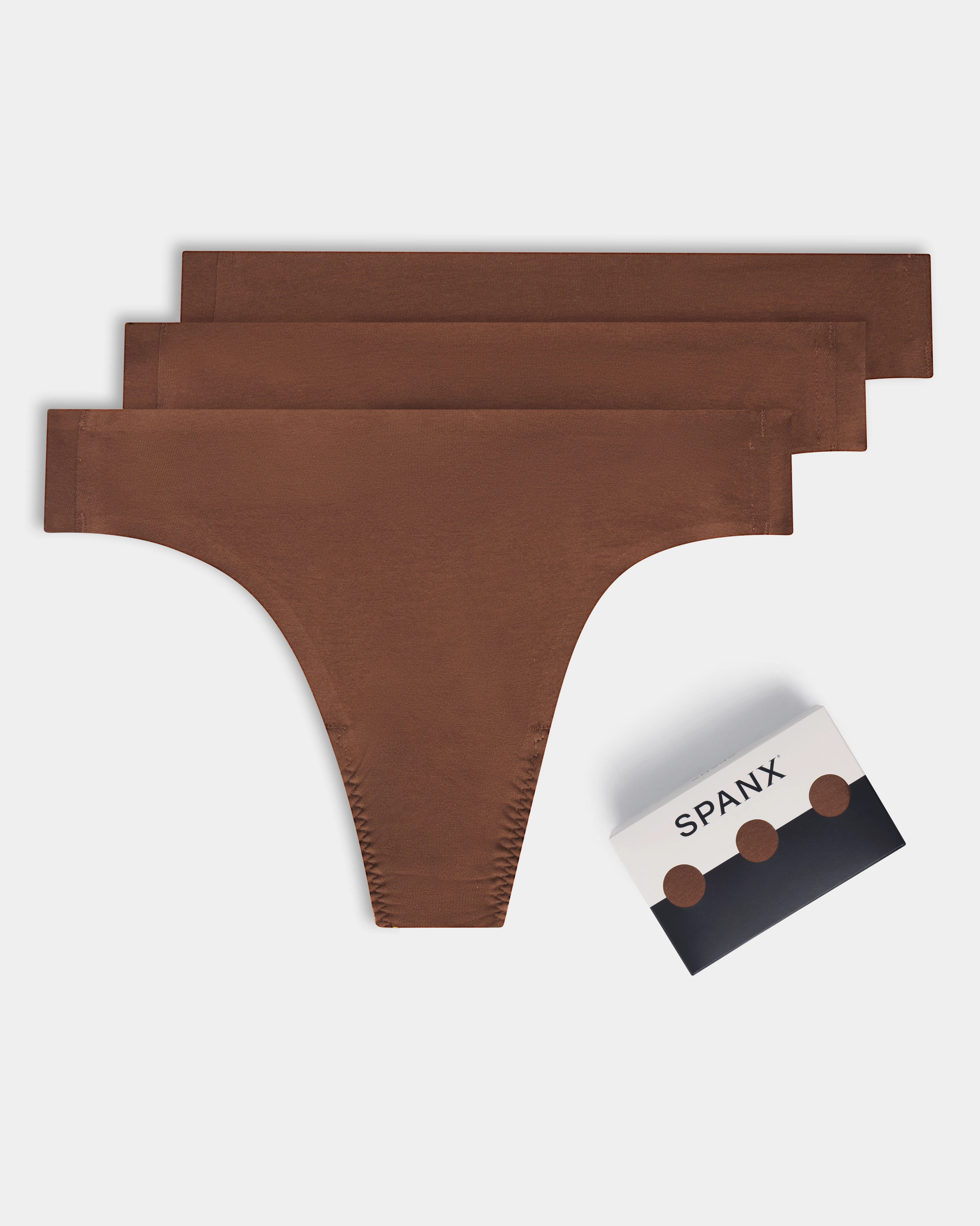 SPANXsmooth™ Fit-To-You Supima® Cotton Thong 3-Pack
