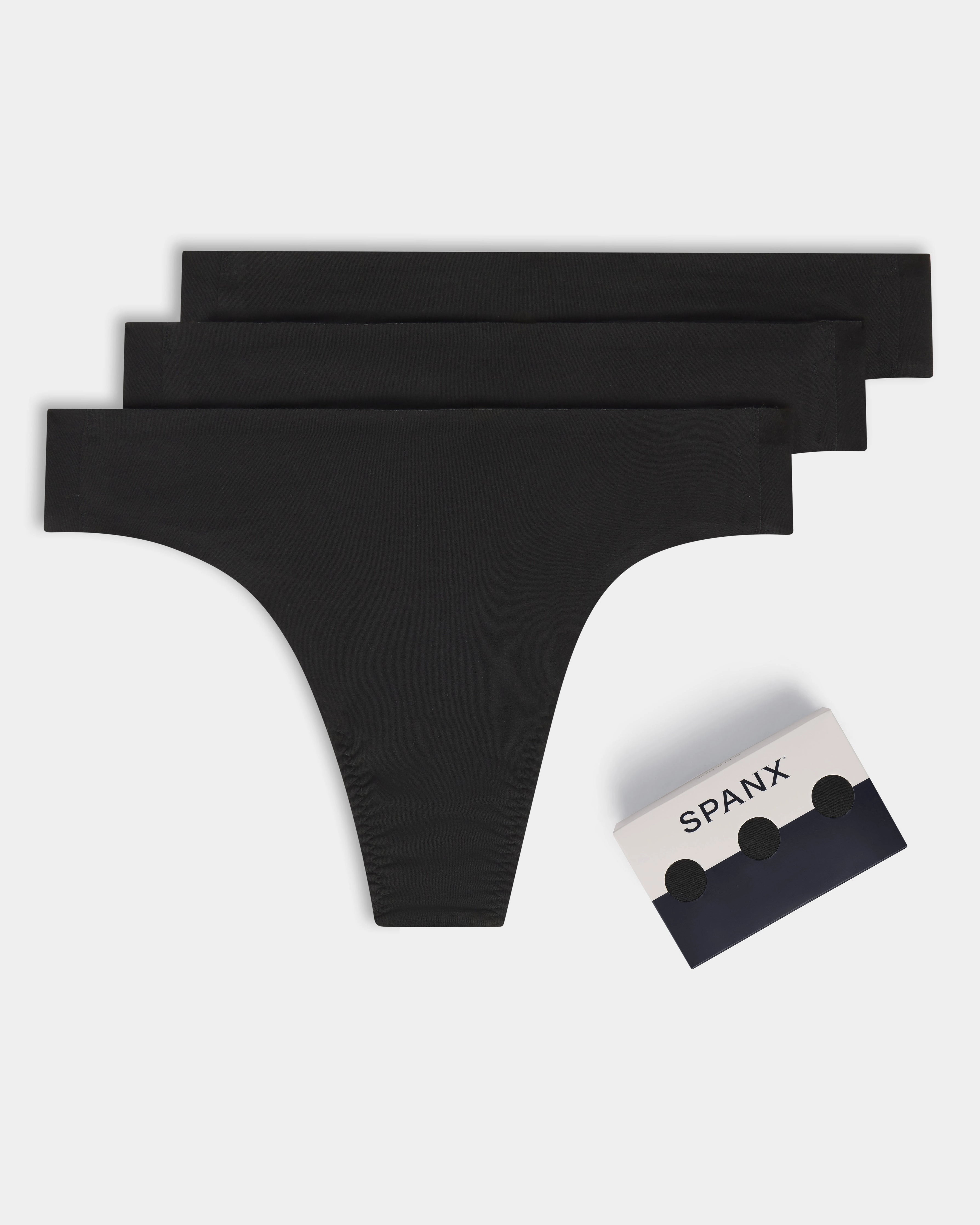 SPANXsmooth™ Fit-To-You Supima® Cotton Thong 3-Pack
