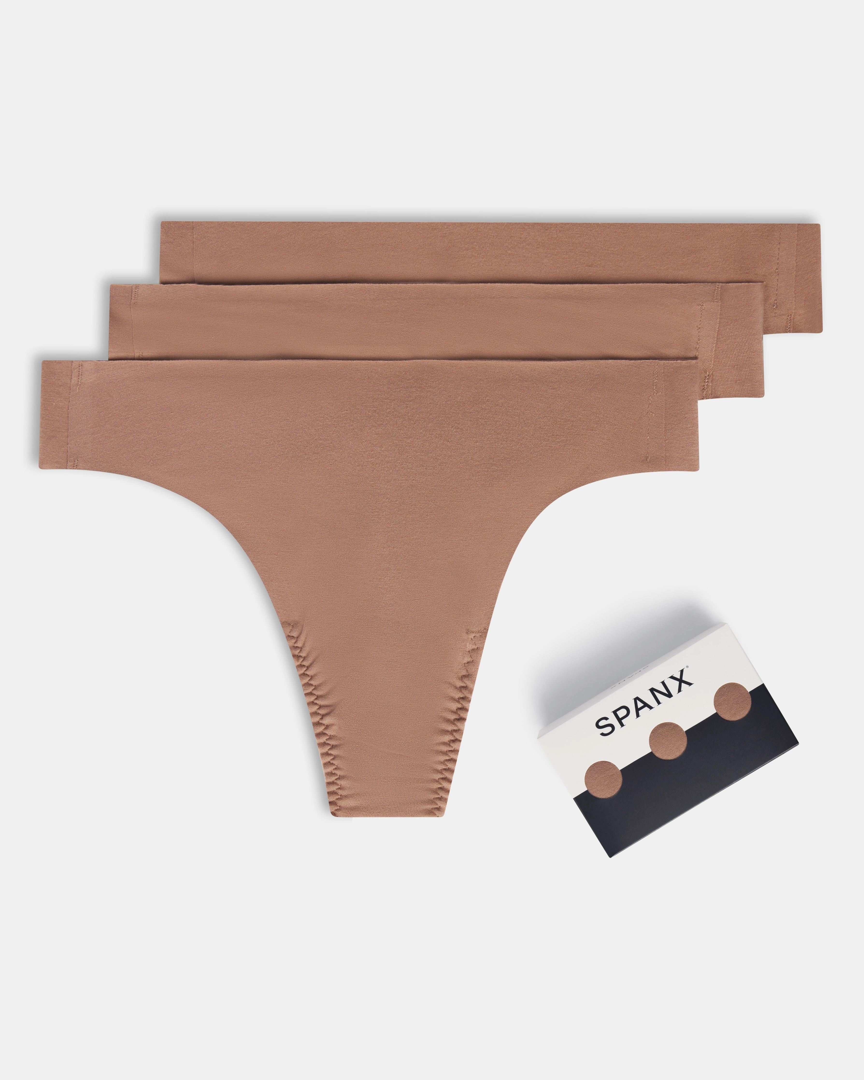 SPANXsmooth™ Fit-To-You Supima® Cotton Thong 3-Pack