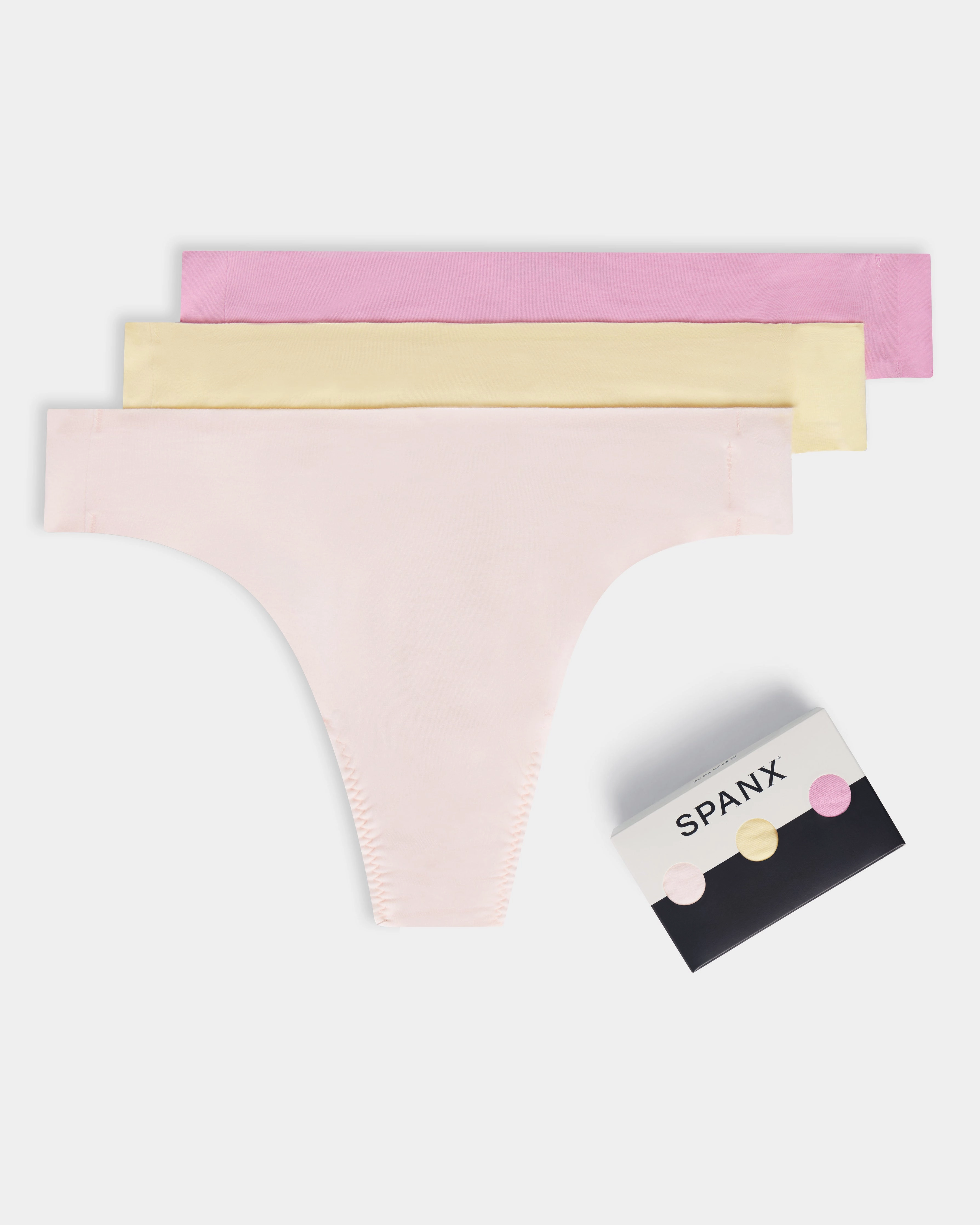 SPANXsmooth™ Fit-To-You Supima® Cotton Thong 3-Pack
