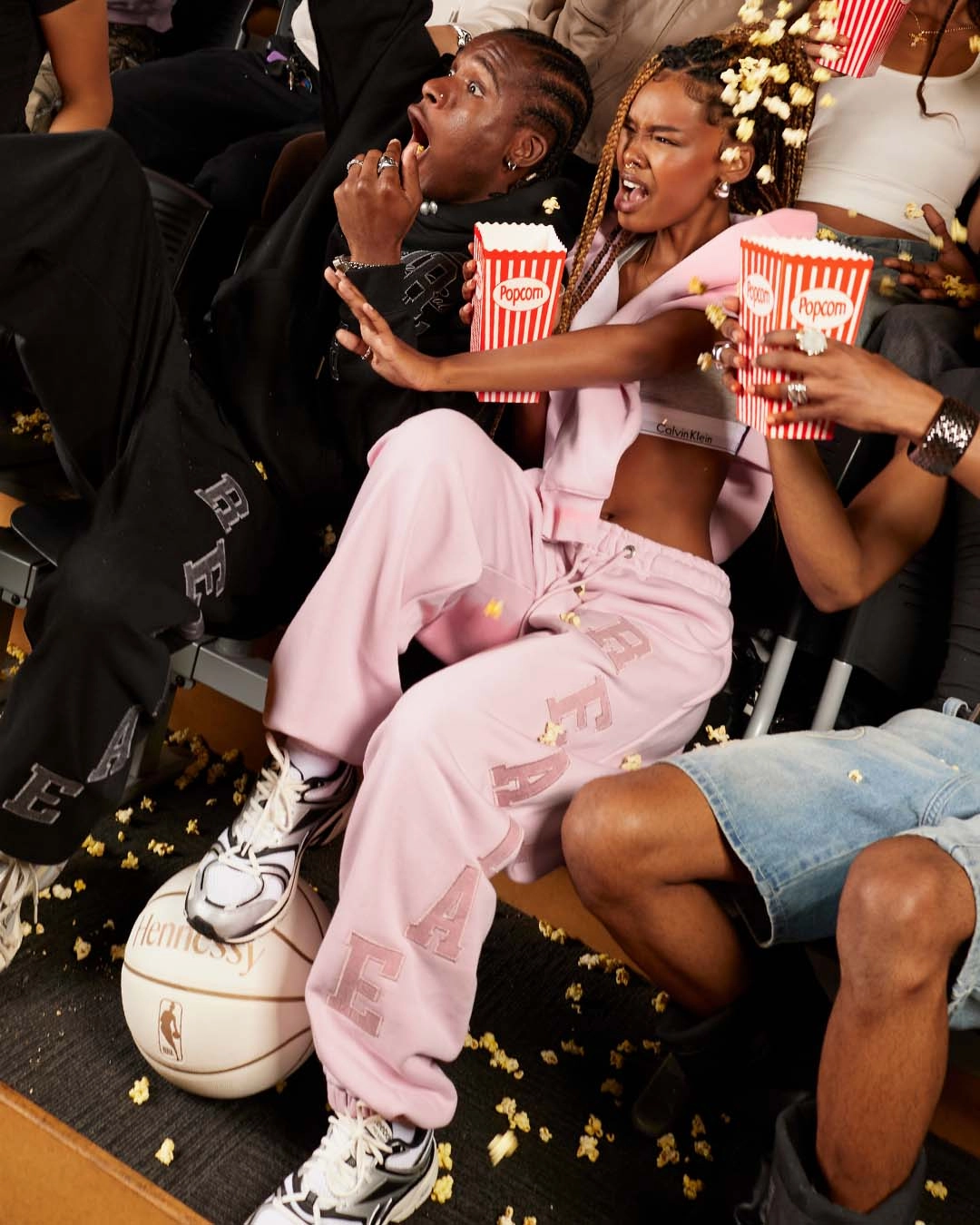 SSS REALISM GRANDSTAND SWEATPANTS BABY PINK