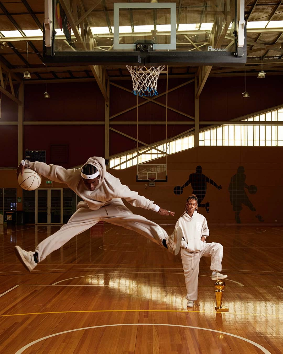 SSS REALISM GRANDSTAND SWEATPANTS SANDSTONE