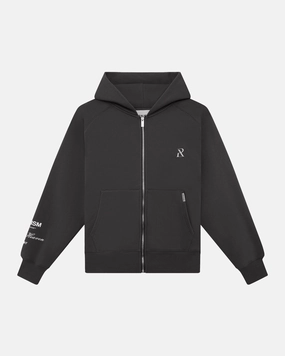 SSS REALISM RADIANT ZIP HOODIE ASPHALT