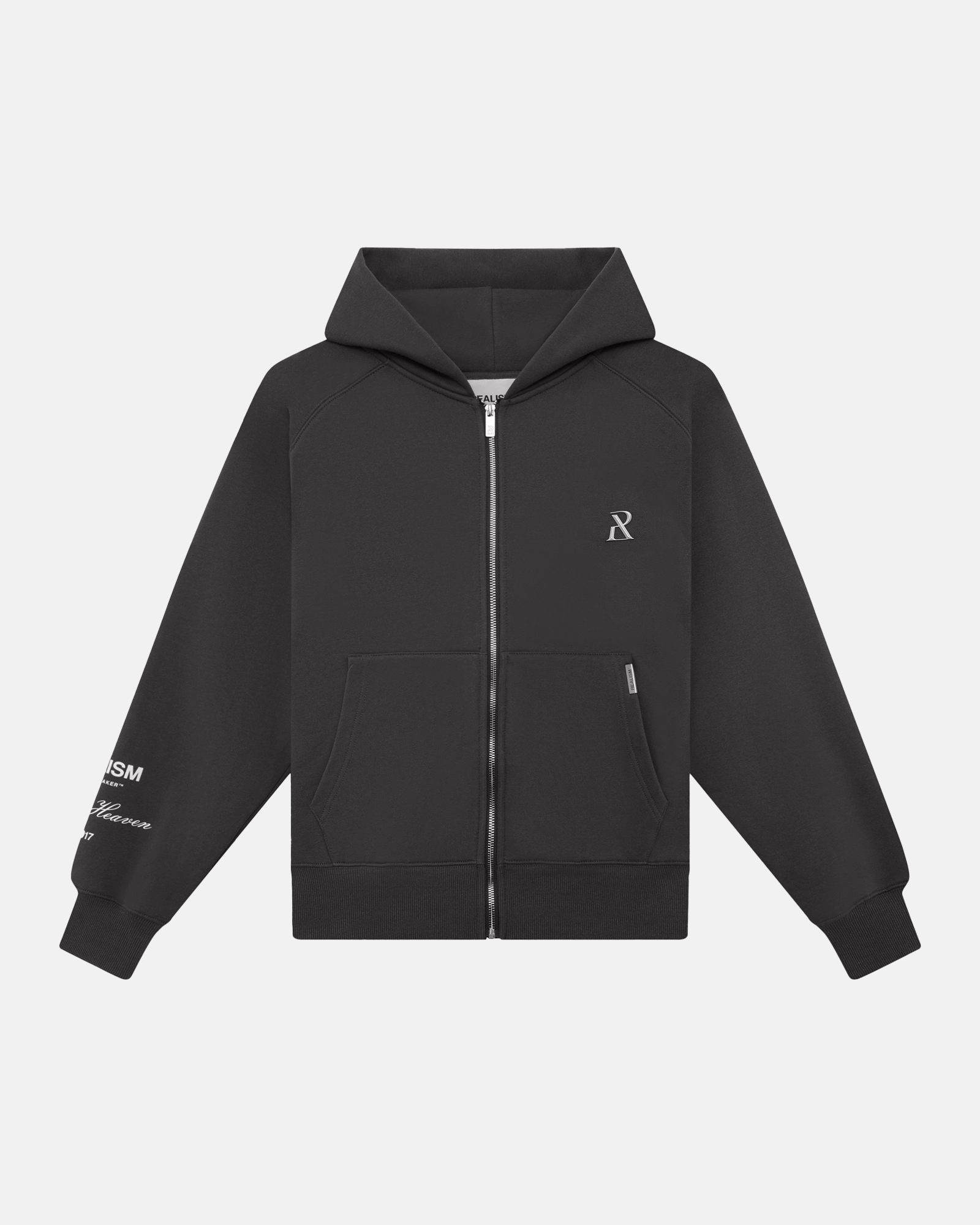 SSS REALISM RADIANT ZIP HOODIE ASPHALT
