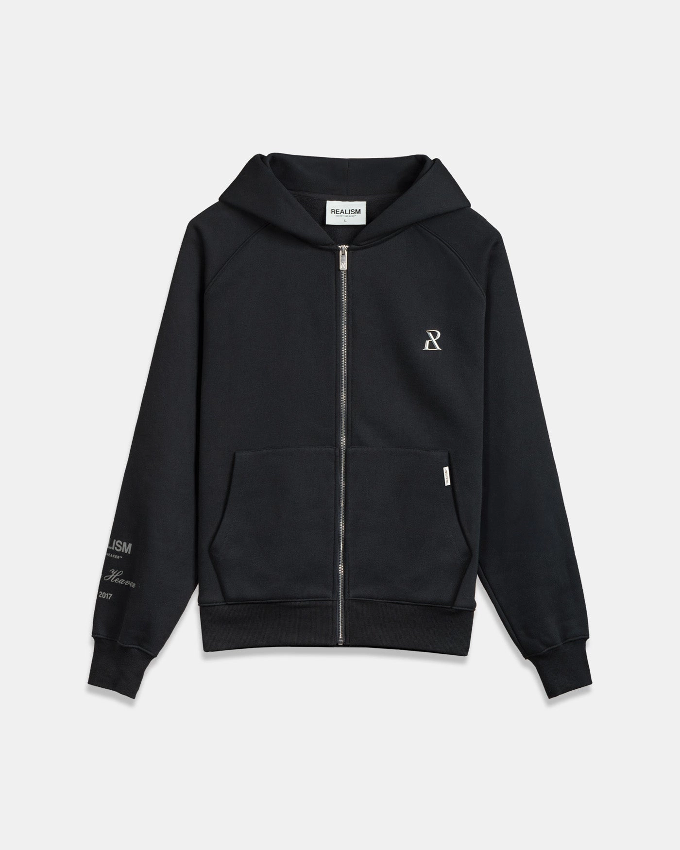 SSS REALISM RADIANT ZIP HOODIE BLACK