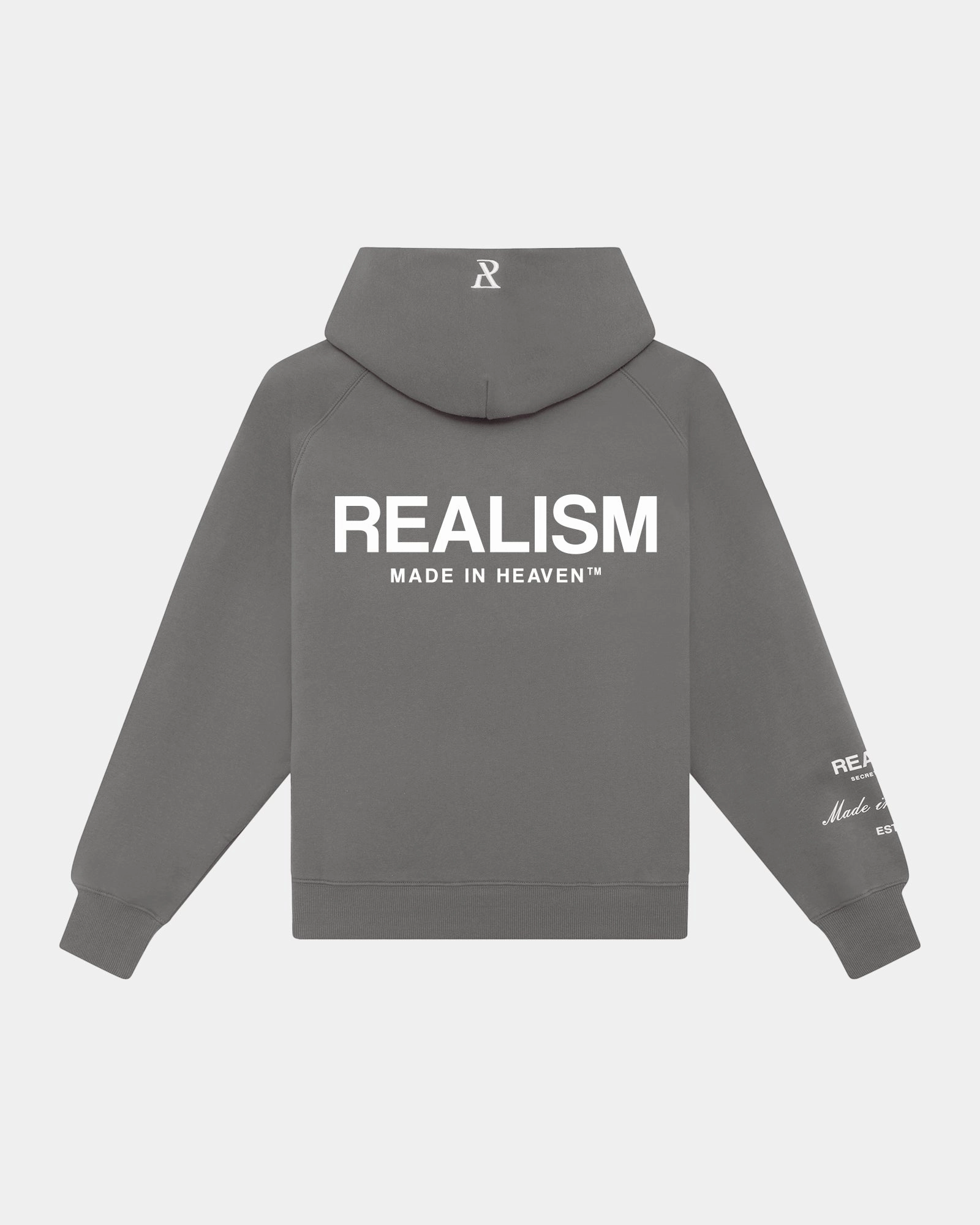 SSS REALISM RADIANT ZIP HOODIE COOL GREY