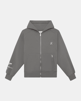 SSS REALISM RADIANT ZIP HOODIE COOL GREY