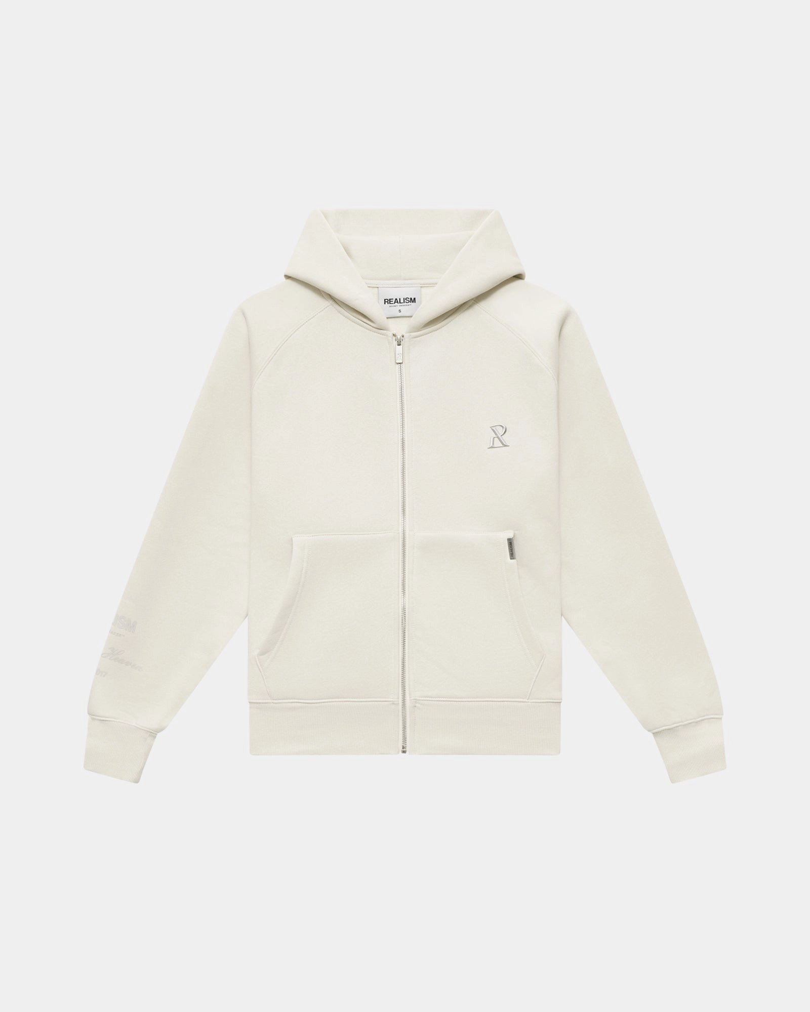 SSS REALISM RADIANT ZIP HOODIE IVORY