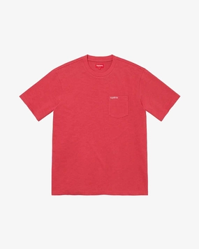 SUPREME FW21 PINK CLASSIC LOGO POCKET TEE