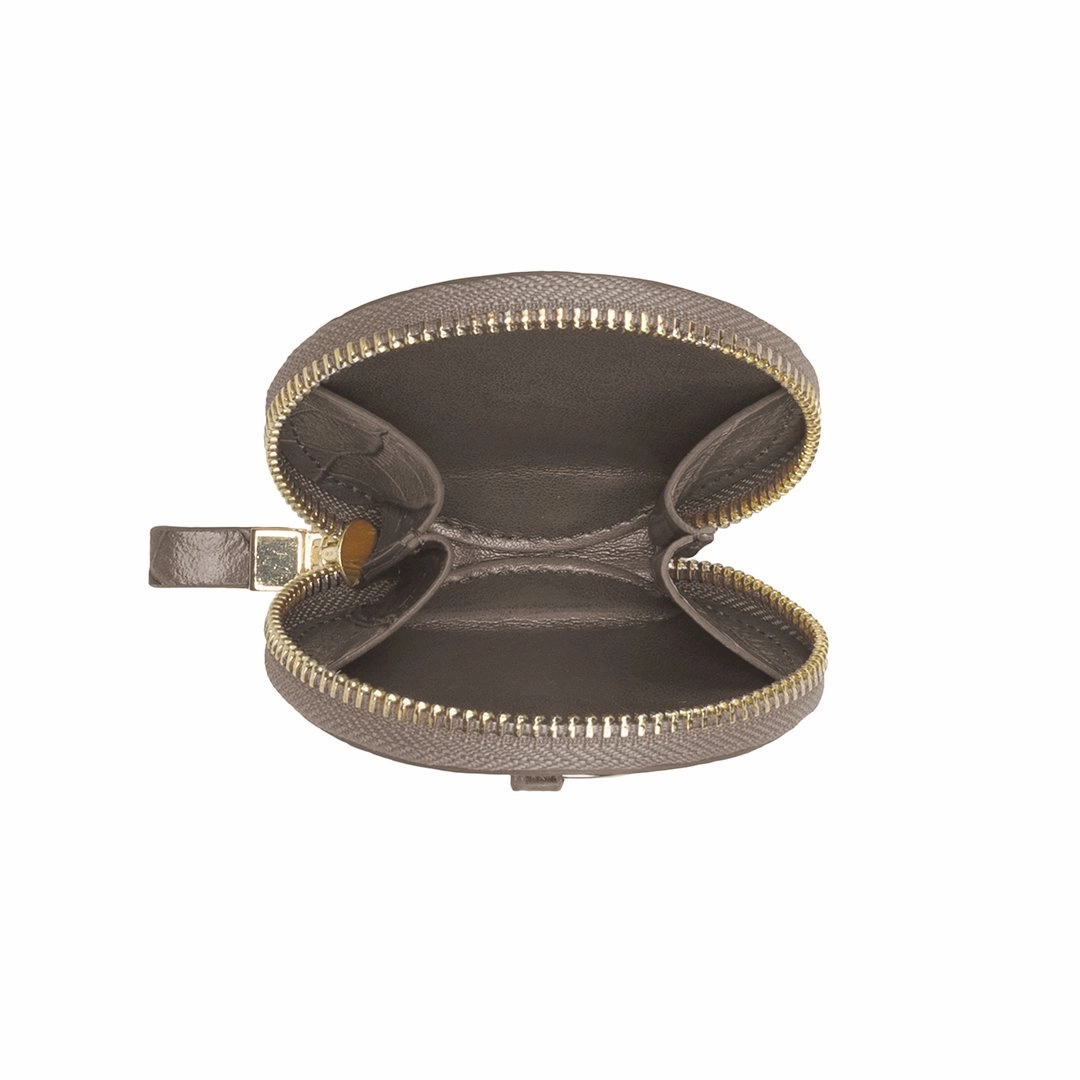 TB Coin Case Croco - Beige