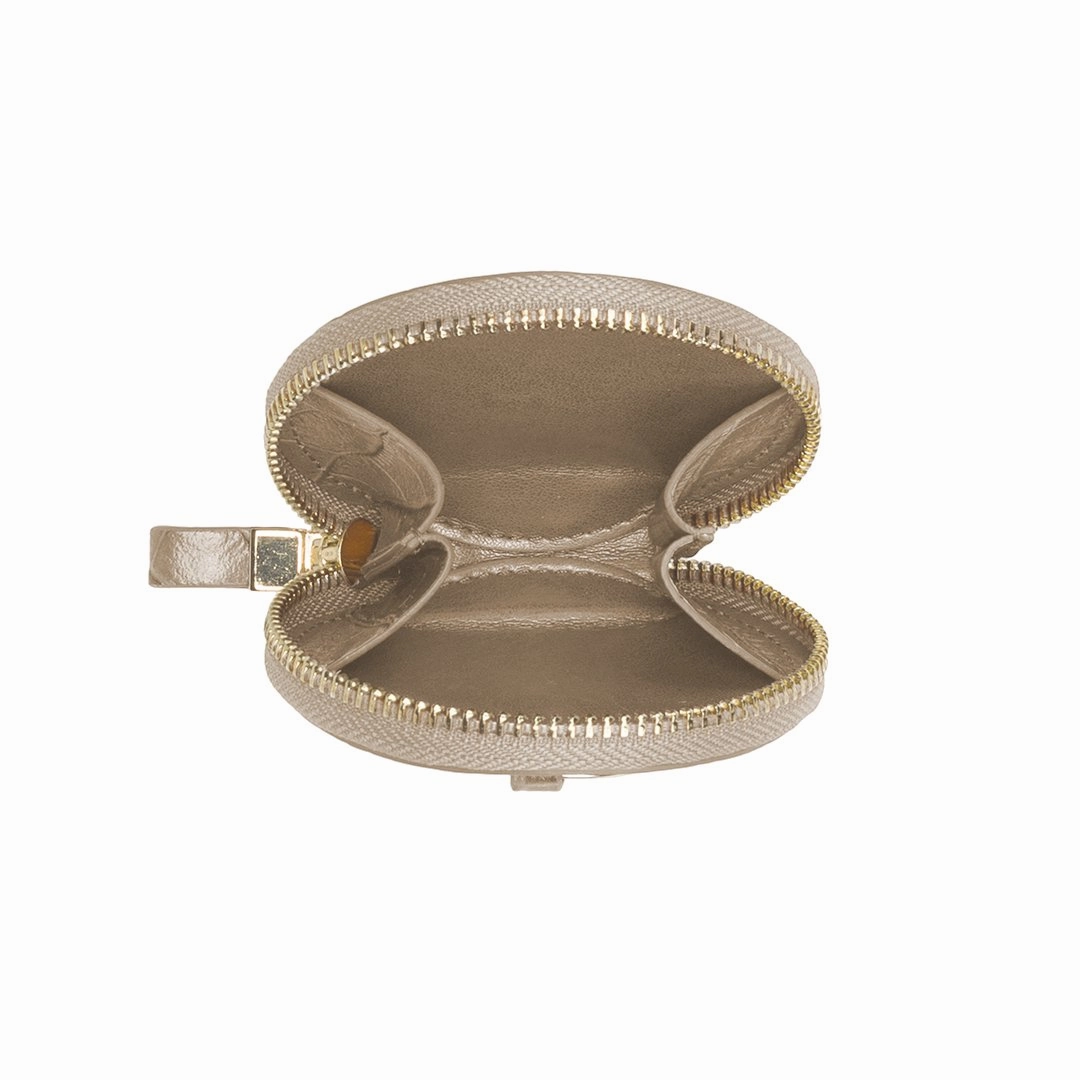 TB Coin Case Croco - Light Beige