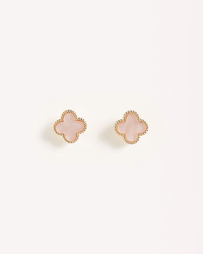 VANESSA EARRINGS - GOLD-PINK
