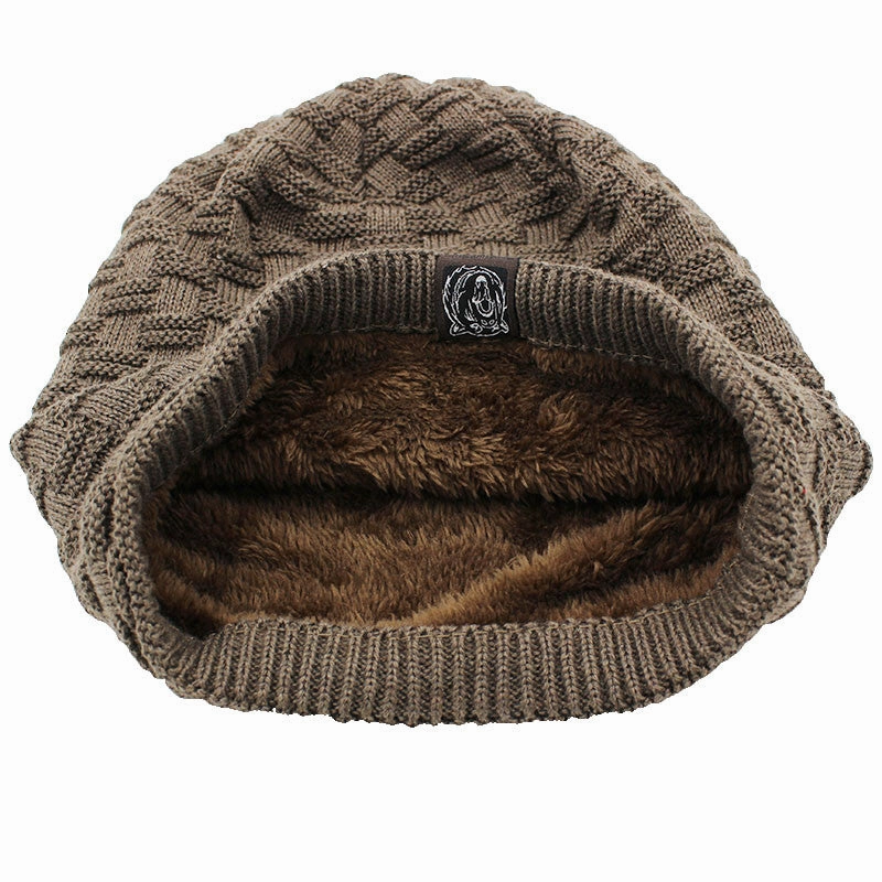 West Louis™ Solid Design Skullies Bonnet Winter Hat