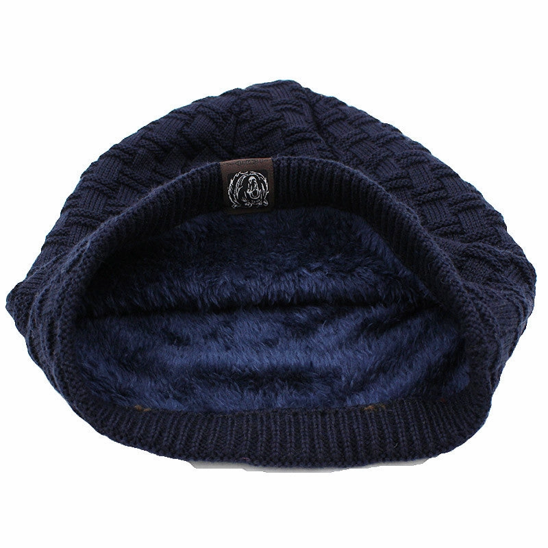 West Louis™ Solid Design Skullies Bonnet Winter Hat