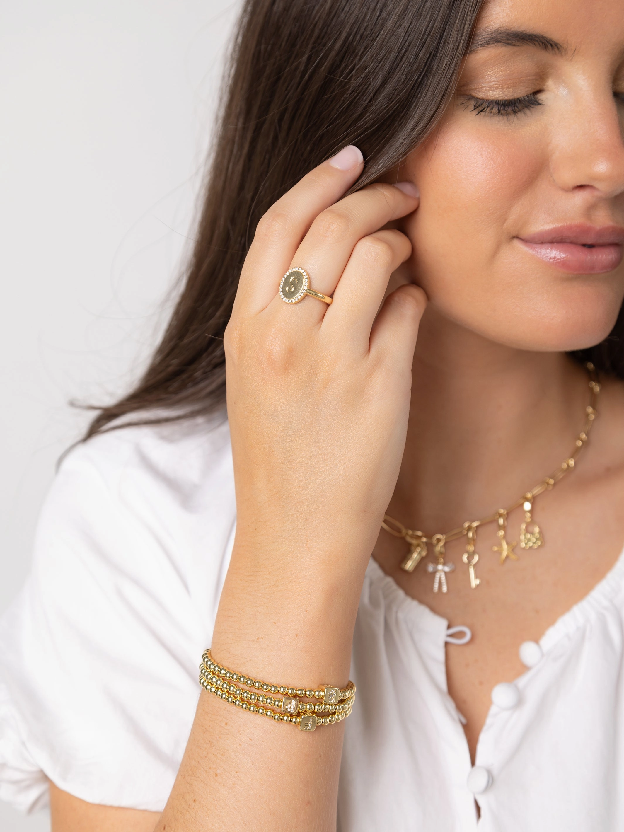 Winnie Luxe Initial Bracelet