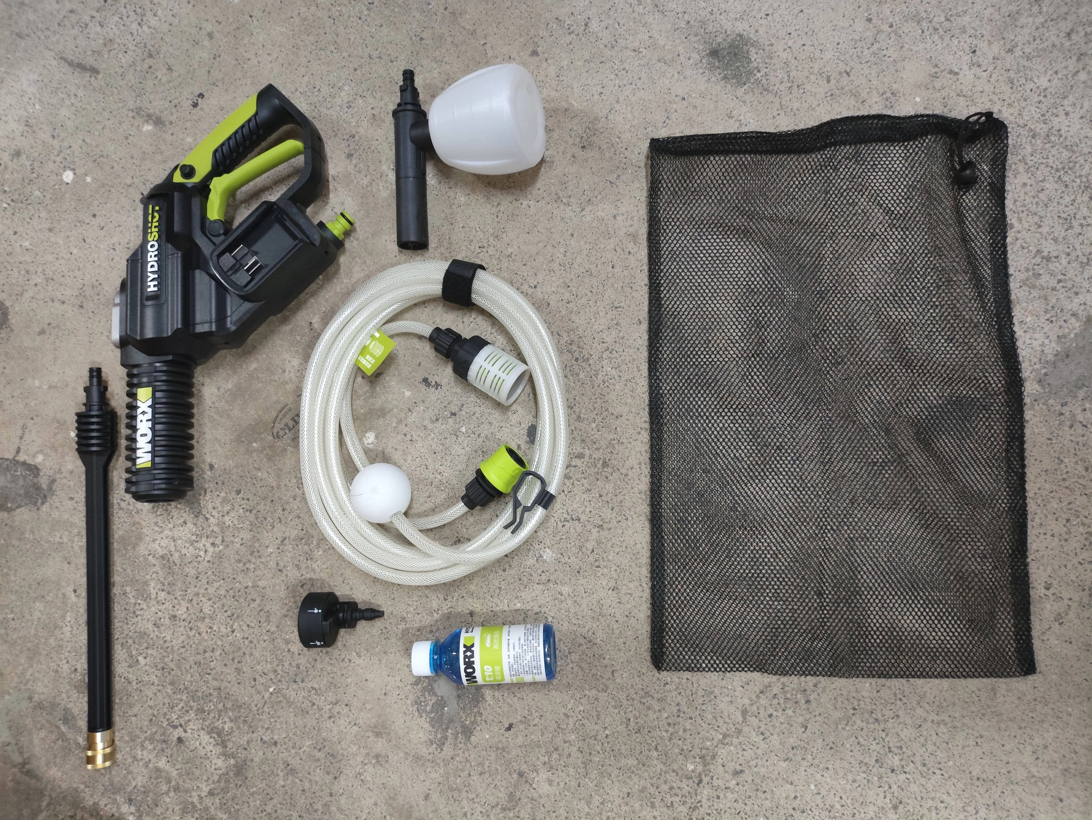 WORX WU630.9 Cordless Brushless Portable Battery Car Wash Pressure Washer 20V 4.0Ah 6M Hose | Model : HPW-WU629-20V